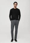 Mango Man 100% Merino Wool Sweater In Noir