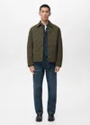 Mango Man Veste Matelassée Hydrofuge Olive - Homme - Xxl -  In Green