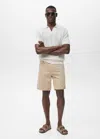 Mango Man Regular-fit Denim Shorts