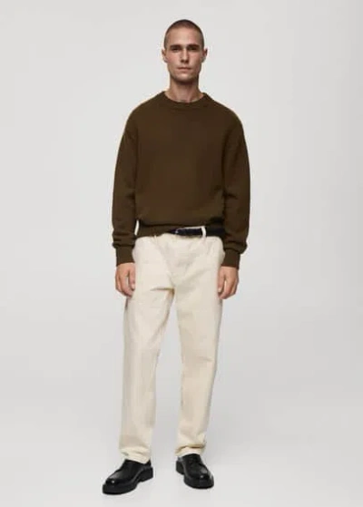 Mango Man Jeans Ecru
