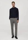 Mango Man Regular-fit Knitted Sweater Dark Navy