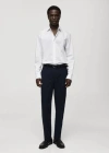 Mango Man Regular-fit Stretch Cotton Shirt White