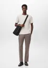 Mango Man T-shirt Regular-fit Thermolite Gris Glacé - Homme - Xxl -  In White