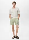 Mango Man Seersucker Swimming Trunks