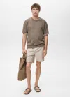 Mango Man Seersucker Swimming Trunks
