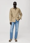 Mango Man Shirt Khaki