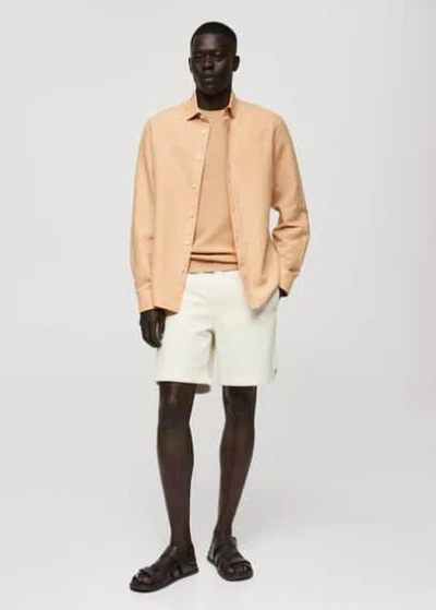 Mango Man Shirt Peach
