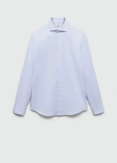 Mango Man Shirt Sky Blue