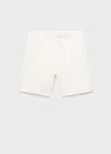 Mango Man Shorts Off White
