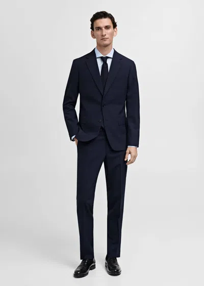 Mango Man Chemise Bleu Ciel - Homme - Xxl -  In Blue