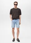Mango Man Bermuda Bleu Moyen - Homme - 42 -