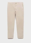 Mango Man Slim Fit Serge Chino Trousers Sand