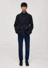 Mango Man Slim Fit Ultra Soft Touch Patrick Jeans Dark Blue In Dark Blue