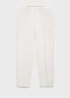 Mango Man Straight-leg Pants In A Linen And Lyocell Blend Off White