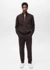 Mango Man Sweat Chocolat - Homme - Xl -  In Chocolate