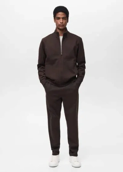 Mango Man Sweat Chocolat - Homme - Xl -  In Chocolate