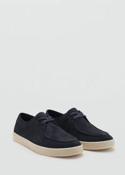 Mango Man Chaussures Bleu Marine Foncé - Homme - 44 -