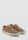 Mango Man Tennis Cuir Suède Marron - Homme - 45 -  In Brown