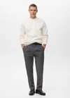 Mango Man Sweat-shirt Coton Regular-fit Blanc - Homme - Xxl -  In White