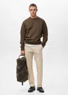 Mango Man Sweat-shirt Coton Regular-fit Olive - Homme - Xxl -  In Green