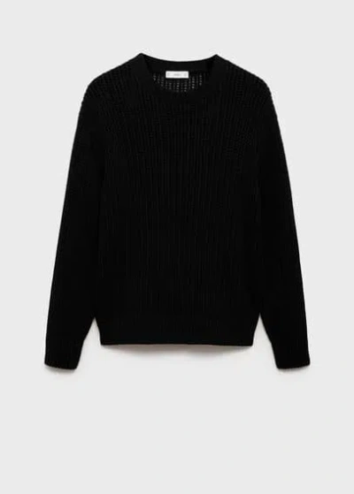 Mango Man Sweater Black