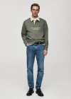 Mango Man Sweatshirt Green In Green