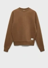 Shop Mango Man Relaxed-fit Sweatshirt Medium Brown