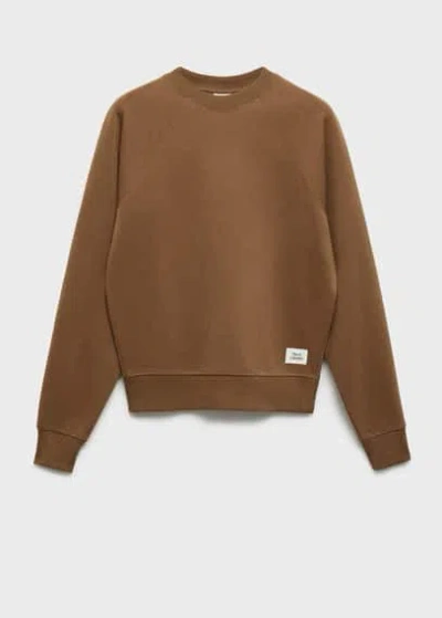 Mango Man Sweatshirt Medium Brown
