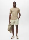Mango Man Maillot De Bain À Poches Zippées Vert Menthe - Homme - Xl -