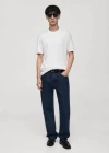 Mango Man T-shirt Blanc - Homme - M -