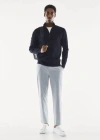 Mango Man Tapered Fit Stretch Trousers Light Heather Grey In Light Heather Grey