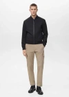 Mango Man Thermoregulating Comfort Stretch Cargo Trousers Medium Brown