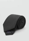 Mango Man Tie Black In Black