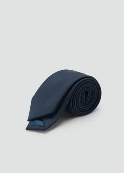 Mango Man Tie Dark Navy
