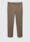 Mango Man Trousers Beige In Beige