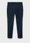 Mango Man Trousers Dark Navy In Dark Navy