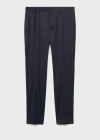 Mango Man Trousers Dark Navy In Dark Navy