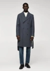 Mango Man Coat Pastel Green In Pastel Green
