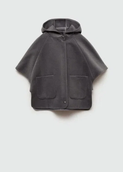 Mango Kids' Manteau In Gris