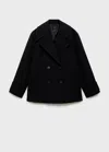 Mango Manteau Noir - Femme - Xxl -  In Black