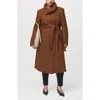 Mango Manteco Virgin Wool Blend Coat In Brown