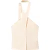 Mango Mariana Vest In Neutral