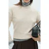 Mango Mariano Crewneck Sweater In Sand