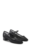 Mango Mary Jane Pump In Black