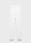 Mango Maternity Straight Jeans White In White