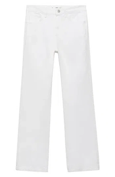 MANGO MANGO MATILDA MID RISE STRAIGHT LEG JEANS