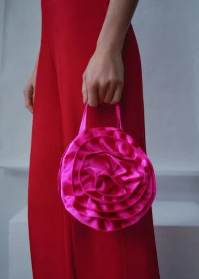 Mango Sac Maxifleur In Fuchsia