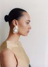 Mango B-oreilles Argent - Femme - Taille Unique -