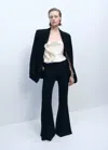 Mango Maxi Ruffle Top Off White In Off White
