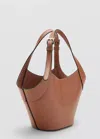 Mango Medium Faux-leather Shoulder Bag In Leather